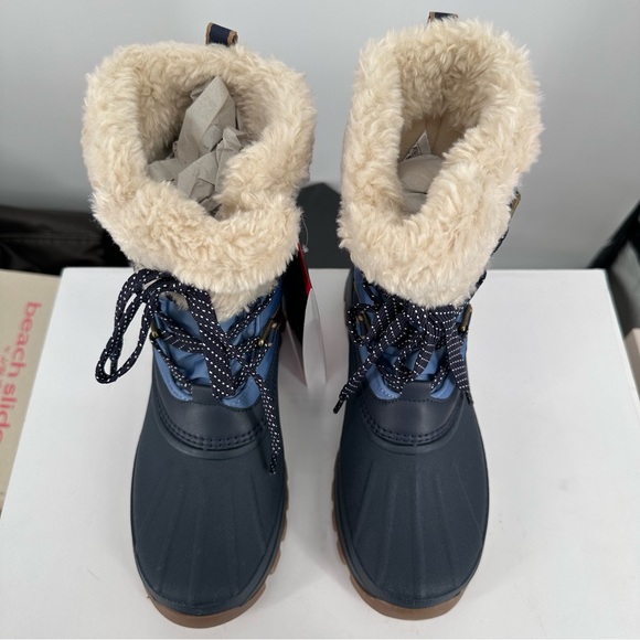 Cougar Fjord Waterproof Mid Winter Boots Fresno in Navy Blue size 8 New in Box - Picture 5 of 10